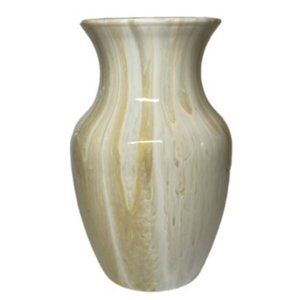 NWOT Fluid Art Glass Vase, Table Centerpiece